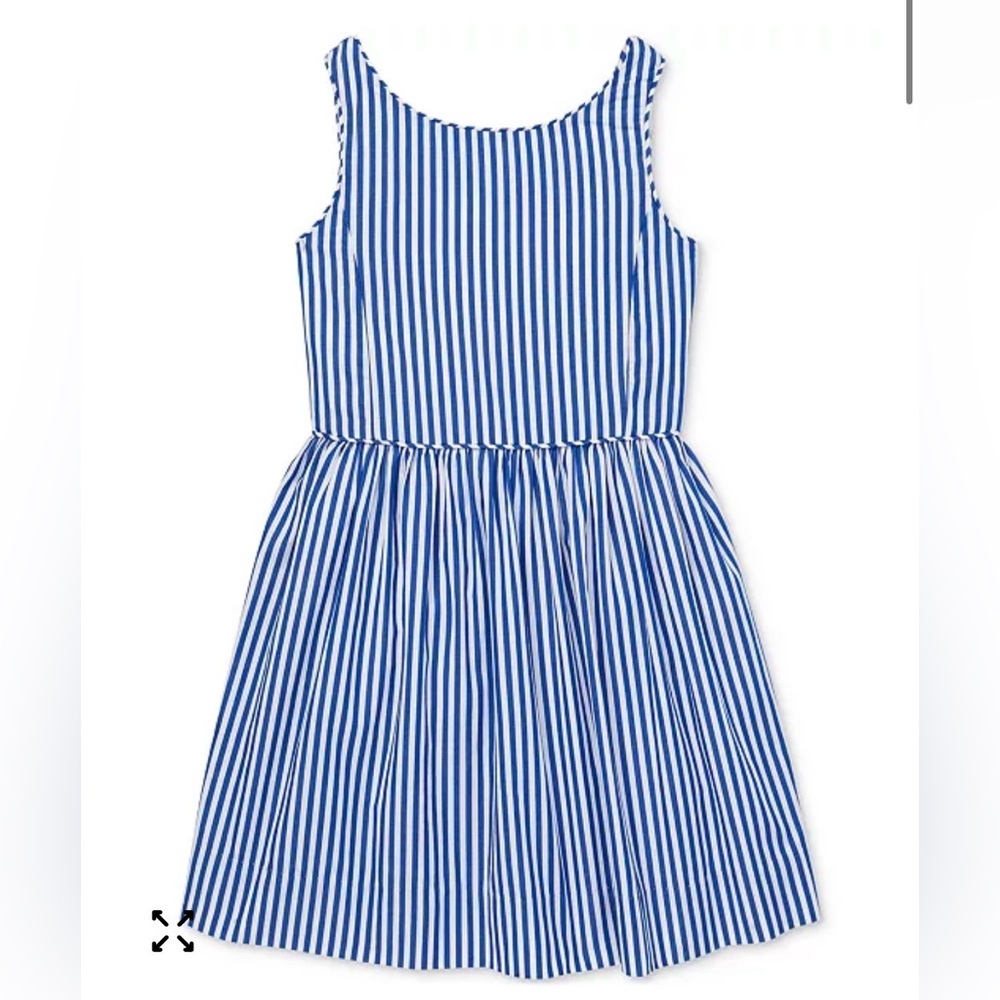 Polo by Ralph Lauren Blue and White Striped Kids Dress 3t